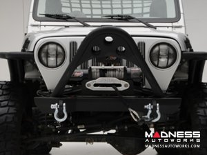 Jeep Wrangler JK SRC Stinger Bumper - Front - Black Textured